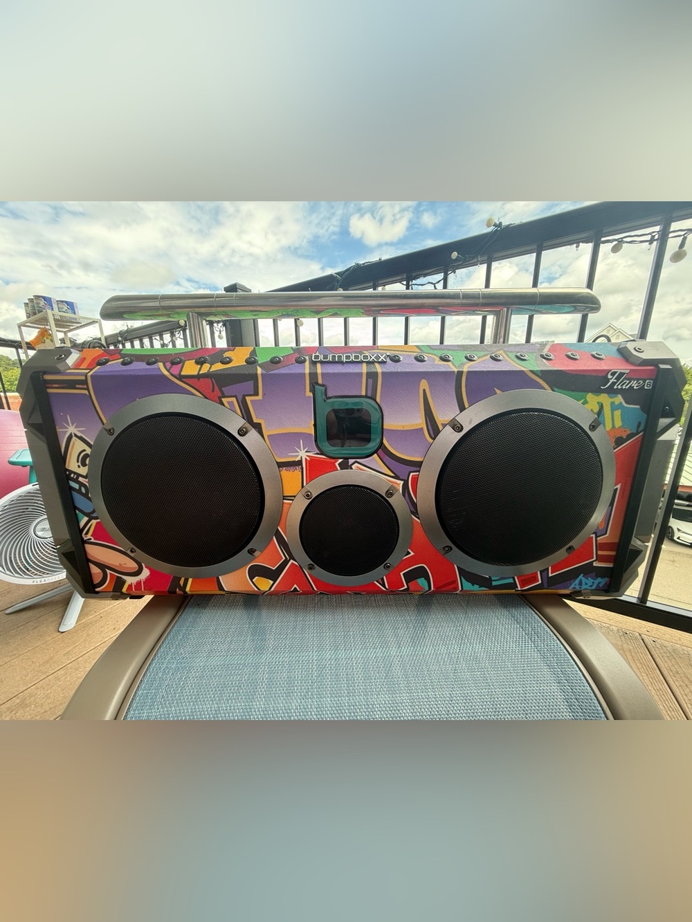 Bumpboxx Bluetooth Boombox Flare6 NYC Graffiti